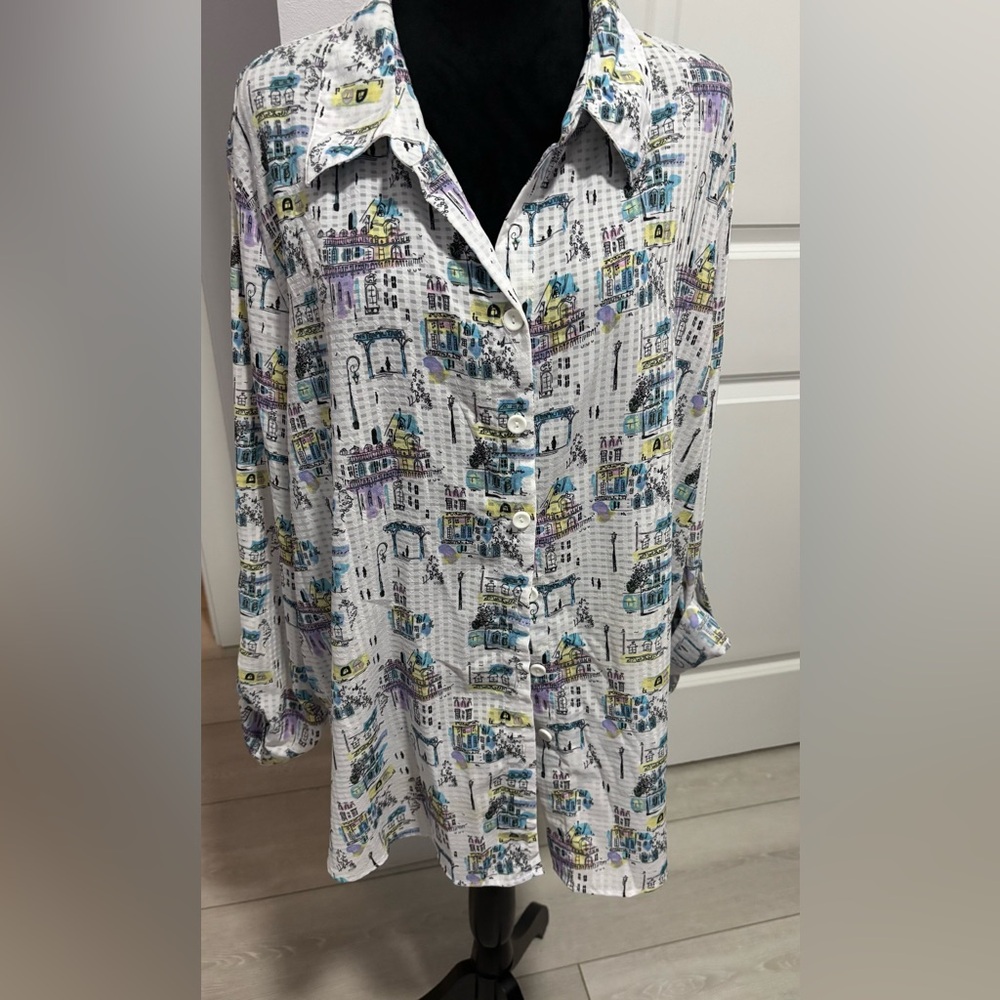 Bon Worth Wrought Iron Lamps Vintage Streets Shirt#721